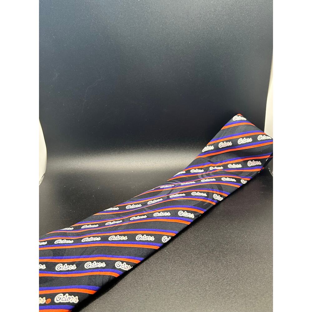 Florida Gators NCAA Men's Silk Tie Orange Blue Vintage Team Logo